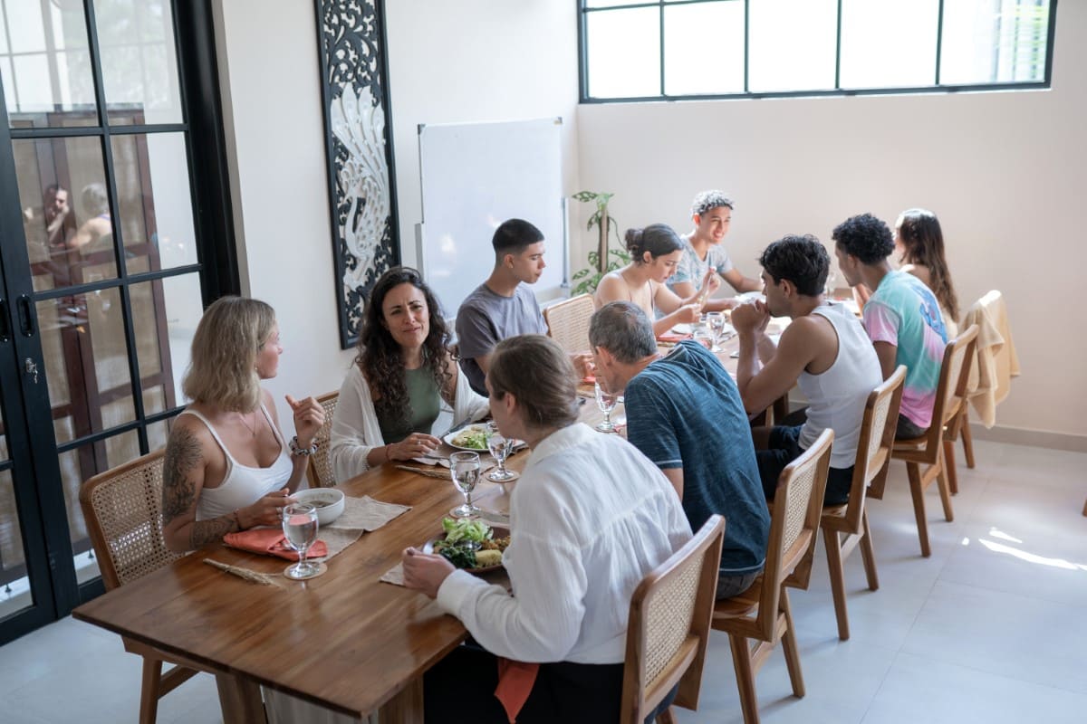 Group Lunch - Amrtasiddhi Ayurveda Hub Ubud Bali