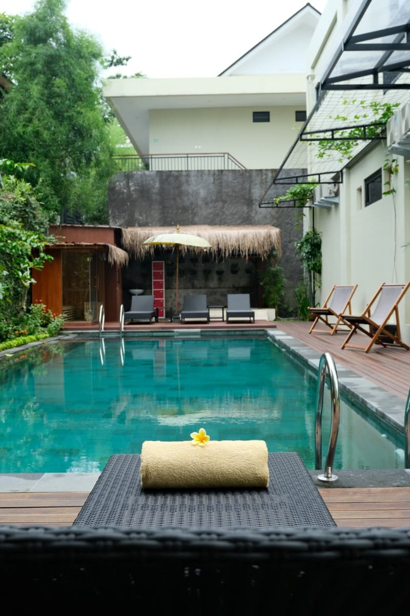 Swimming Pool - Amrtasiddhi Ayurveda Hub Ubud Bali